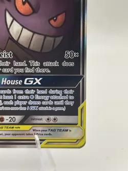 Pokemon TCG Gengar & Mimikyu GX 165/181 Team Up Alternate Full Art - Image 4