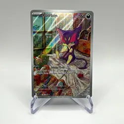 The Pokemon Company Purrloin 136/086 Sv: White Flare Illus Rare Holo FA ENG - Image 1