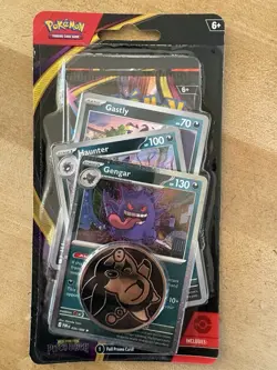 Pitch Black Premium Checklane Blister Pack Gengar Pokemon Sealed - Image 1