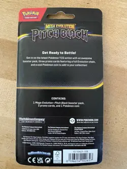 Pitch Black Premium Checklane Blister Pack Gengar Pokemon Sealed - Image 2