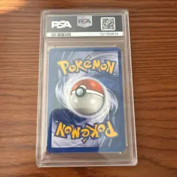 Pokemon TCG Base Set Blastoise Holo Card 2/102 PSA 7 - Image 2