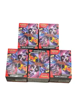Pokemon Scarlet & Violet Destined Rivals Booster Bundle Factory Sealed, Lot Of 5 - Image 1