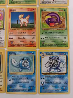 Vintage Pokemon Eevee Lot Of 12 WOTC Base Set Jungle Fossil Unlimited MP - Image 5