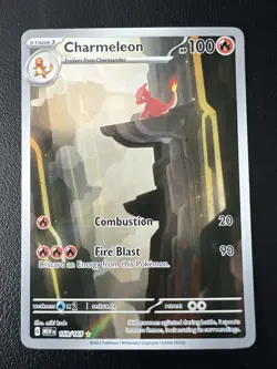 Pokemon TCG Charmeleon 169/165 Scarlet & Violet 151 2023 Illustration Rare NM - Image 1