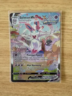 Pokemon TCG Sylveon VMAX 212/203 & Flareon TG01/TG30 Mixed Lot - Image 1