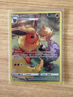 Pokemon TCG Sylveon VMAX 212/203 & Flareon TG01/TG30 Mixed Lot - Image 2