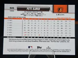 2026 Topps Chrome Baseball Image Variation (SP) Pete Alonso Gold Refractor /50 - Image 2