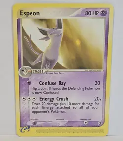 Pokemon TCG - Espeon 16/100 Non-Holo Rare - EX Sandstorm NM 2003 - Image 1