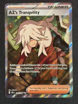 Nintendo Pokemon AZ's Tranquility 106/086 CR1 Chaos Rising Secret Rare Full Art - Image 1