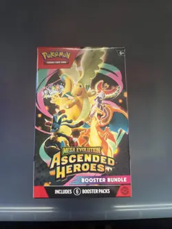 Pokemon TCG Mega Evolution Ascended Heroes Booster Bundle Sealed New - Image 1