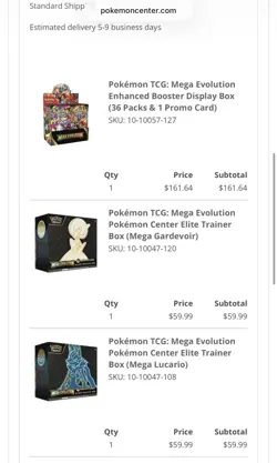 Pokemon Center Mega Evolutions ETB Set & Booster Box Preorder! SHIPS BY 9/26/25 - Image 2
