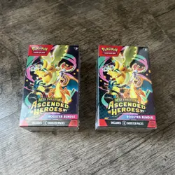 Pokemon TCG Mega Evolution Ascended Heroes Booster Bundle x2 Sealed New - Image 1