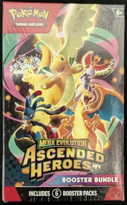 Mega Evolution Ascended Heroes Booster Bundle NEW SEALED Pokemon TCG - Image 1