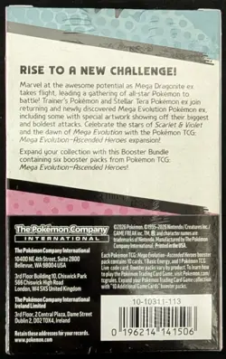 Mega Evolution Ascended Heroes Booster Bundle NEW SEALED Pokemon TCG - Image 2