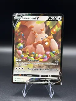 Greedent V 120/159 Crown Zenith (CRZ) Ultra Rare Full Art Holo Near Mint Pokemon - Image 1