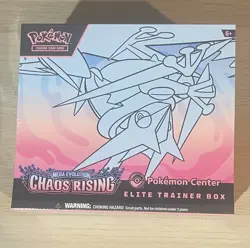 SEALED Chaos Rising Pokemon Center Elite Trainer Box ETB - Pokemon TCG - Image 1