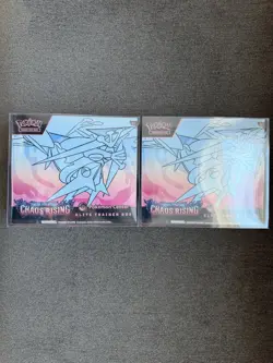 New/Sealed Pokemon Chaos Rising Pokemon Center ETB Lot Of 2 - Image 1