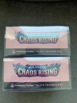 New/Sealed Pokemon Chaos Rising Pokemon Center ETB Lot Of 2 - Image 2