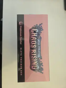 Pokemon Tcg Chaos Rising ETB Pokemon Center Stamped ETB Sealed - Image 2