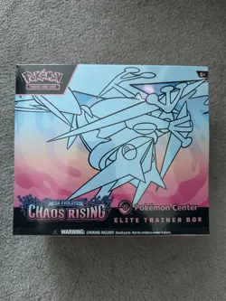Pokemon TCG Chaos Rising Pokemon Center ETB. Damaged Seal - Image 1