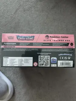 Pokemon TCG Chaos Rising Pokemon Center ETB. Damaged Seal - Image 2