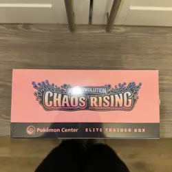Pokemon Chaos Rising Pokemon Center ETB Small Tear In Seal- SEE PICTURES - Image 5