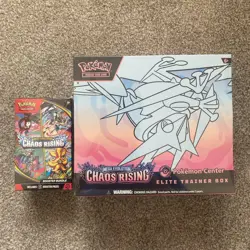 Pokemon TCG Mega Evolution—Chaos Rising Pokemon Center ETB + Booster Box ✅ - Image 1