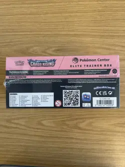 Pokemon TCG: Chaos Rising POKEMON CENTER ETB Elite Trainer Box IN HAND - Image 3