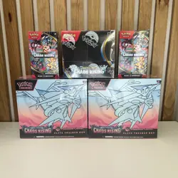 Pokemon - Chaos Rising - Pokemon Center ETB x2 - Booster Box - Booster Bundle x2 - Image 1