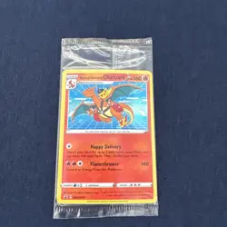 Pokemon Special Delivery Charizard SWSH075 Sword & Shield Black Star Promo Holo - Image 1