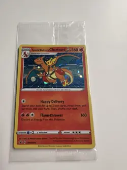 Pokemon Special Delivery Charizard SWSH075 Sword & Shield Black Star Promo Holo - Image 1