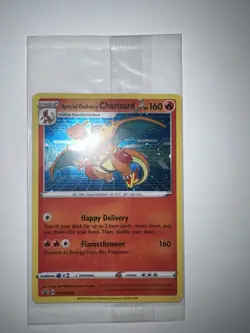 Pokemon Special Delivery Charizard SWSH075 Sword & Shield Black Star Promo Holo - Image 2