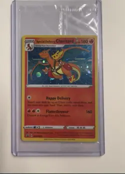 Pokemon Special Delivery Charizard SWSH075 Sword & Shield Black Star Promo Holo - Image 5