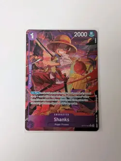 One Piece Shanks (Alt Art) AA OP13-065 R Carrying on His Will English - Mint - Image 1