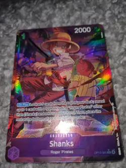 Shanks OP13-065 Alt Art – Carrying on His Will – One Piece TCG – English – NM - Image 1