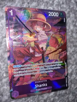 Shanks OP13-065 Alt Art – Carrying on His Will – One Piece TCG – English – NM - Image 2