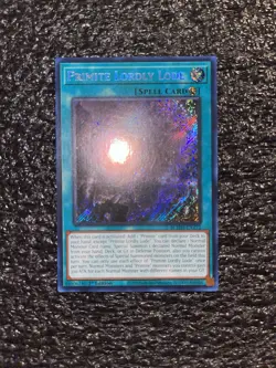 Yugioh! Primite Lordly Lode BLMM-EN172 Secret Rare 1st Edition Light Play - Image 1