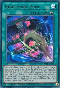 25LP-EN005 Nightmare Pain Ultra Rare Limited Edition Near Mint YuGiOh TCG - Image 1