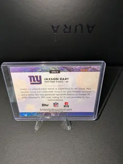2025 Topps Chrome Cosmic- Jaxson Dart Stars In the Night STN-2 - Image 4