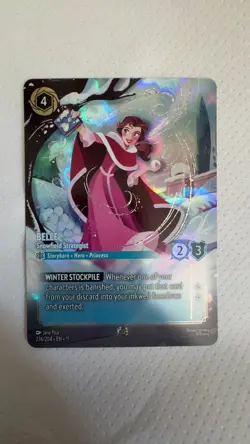 Disney Lorcana Winterspell - Belle - Snowfield Strategist 236/204 (Enchanted) - Image 1