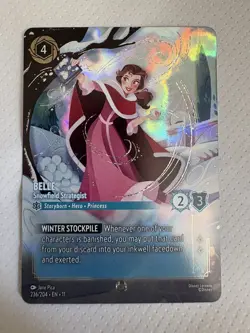 Disney Lorcana Winterspell - Belle - Snowfield Strategist 236/204 (Enchanted) - Image 3