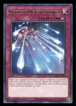 Yugioh Drytron Meteor Shower #GEIM-EN036 Genesis Impact LP - Image 1
