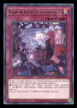 Yugioh Evil Twin Challenge #GEIM-EN021 Genesis Impact LP - Image 1