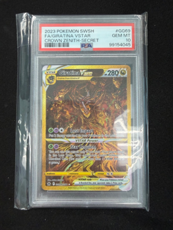 2023 POKEMON SWORD & SHIELD CROWN ZENITH SECRET FULL ART/GIRATINA VSTAR PSA 10 - Image 1
