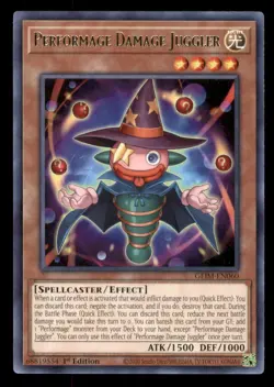 Yugioh Performage Damage Juggler #GEIM-EN060 Genesis Impact LP - Image 1