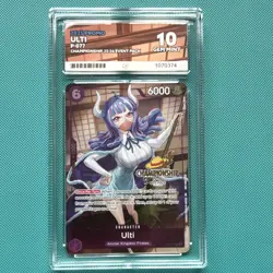 Bandai One Piece Card Game Ulti Promo P-077 Champ 25-26 Pack Ace 10 - Image 1