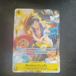 One Piece Card Game Monkey.D.Luffy Op10-111 Welcome Pack 2026 Promo English NM - Image 1