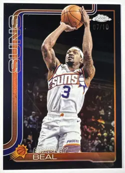 2025-26 Topps Chrome Bradley Beal #194 Black Refractor /10 Suns - Image 1