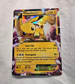 Pikachu EX XY84 XY 2015 Full Art Holo Promo 130 HP English Pokemon TCG - Image 1