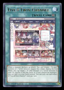 Yugioh Live Twin Channel #GEIM-EN019 Genesis Impact LP - Image 1
